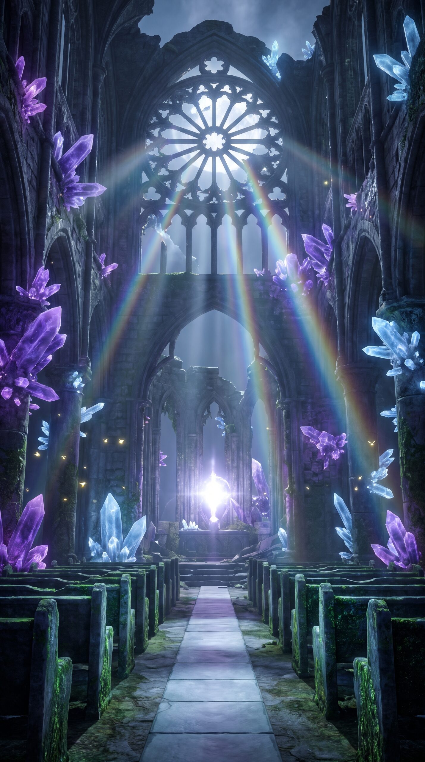 Crystal Cathedral Ruins Mobile Wallpaper